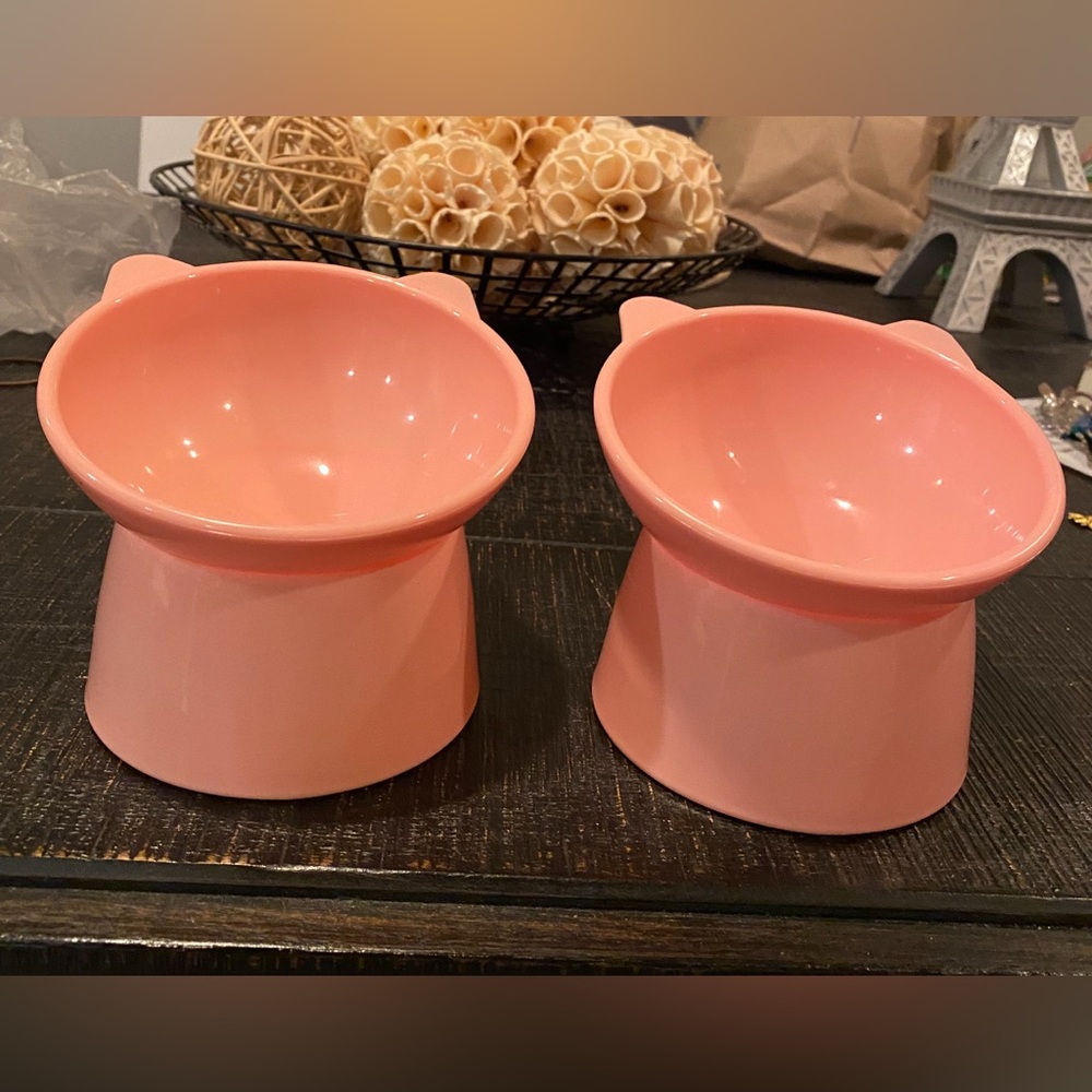 2 cat or dog bowls NEW